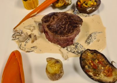 Formules - Menu prestige - Boeuf braise aux morilles - Excellence culinaire - Bruno FRITZ