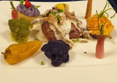 Formules - Menu prestige - Filet de boeuf aux girolles fraîches et morilles - Excellence culinaire - Bruno FRITZ