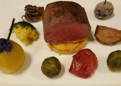 Formules - Menu prestige - Filet de boeuf d'angus jus de viande - Excellence culinaire - Bruno FRITZ