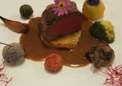 Formules - Menu prestige - Filet de boeufs rôti au jus de truffes - Excellence culinaire - Bruno FRITZ
