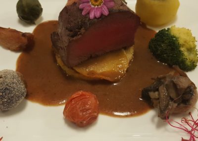 Formules - Menu prestige - Filet de boeufs rôti au jus de truffes - Excellence culinaire - Bruno FRITZ