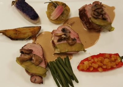 Formules - Menu prestige - Mignon de veau braisé aux morilles - Excellence culinaire - Bruno FRITZ-min