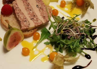 Formules - Menu prestige - Terrine de canard marbré au foie gras - Excellence culinaire - Bruno FRITZ-min